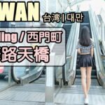 Taiwan Walk Street view | Taipei | 台湾 | 台北 | 西門町中華路天橋 | Ximending footbridge | 시먼딩 | 대만