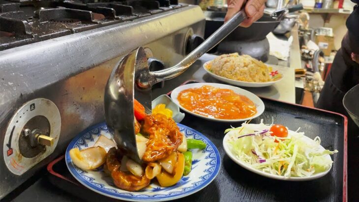 元有名ホテルの中華シェフが作る絶品中華セット。札幌で人気の町中華に密着。「絹路（シルクロード）」｜Chinese food made by Japanese