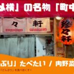 【アメ横 グルメ】高架下の老舗町中華でいただく「つゆだく肉野菜丼」。   Japanese street food DON in Ueno