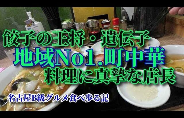 ◆餃子の王将・遺伝子を持つ…安くて美味しい・地域No1.町中華！◆料理に真摯に向き合う店長！■名古屋B級グルメ食べ歩る記！■餃子 天翔さんの巻！