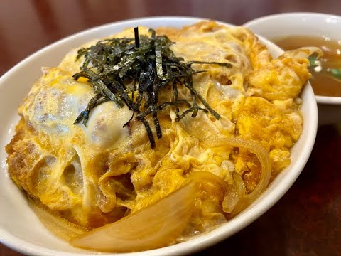 昭和22年開店！西新宿行列のできる老舗町中華『登喜和』のカツ丼は昭和スタイルの極旨丼❣