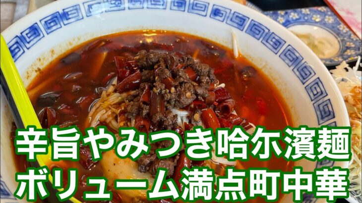 【福山市】辛い麺が魔力的！ボリューム満点の町中華🥟ハルピン食堂