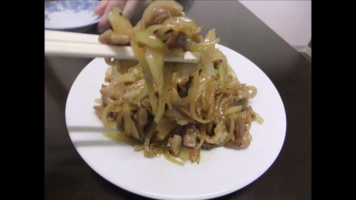 常総市水海道の町中華料理店 北京亭のニクイタメ550円。ほんのり甘い味付けは独特でめちゃウマだった！