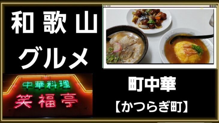 【和歌山グルメ】大人気の町中華で中華そば、天津飯、肉団子の甘酢を食す。餃子の注文忘れてた😅