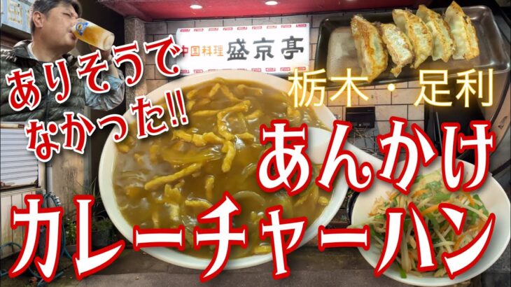 【町中華】栃木県足利市の町中華「盛京亭」さんで、あんかけカレーチャーハンを喰らう‼️