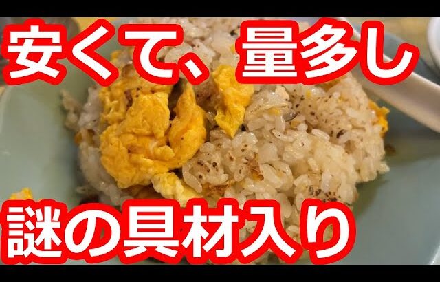 【東京】家庭的なザ・昭和の町中華で、筍ザクザクのチャーハンを食す。安い。美味い。餃子もジャンボ【やまちゃん】大岡山駅/ Fried rice, Tokyo, Japan