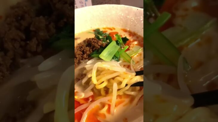 タンタンメンRamen noodles 🍜松江市の美味しい町中華紹介します『創作中華酒房そら』#shorts