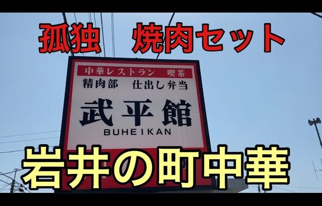 【孤独な53歳男】岩井の町中華　武平館行ってみ！