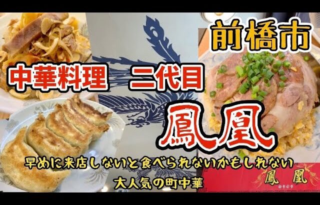 群馬県前橋市【中華料理🥟二代目鳳凰】鳳凰炒飯と他にもいろいろ食べてみました😋🥟リーズナブルな町中華🍜