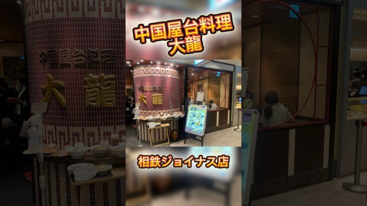 “意外なところに町中華”中国屋台料理 大龍 相鉄ジョイナス店【デブ活】food#shorts#中華