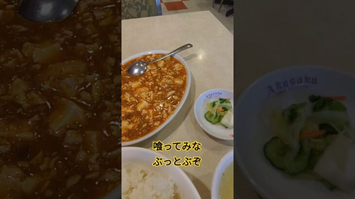 マーボー豆腐定食　町中華　ランチグルメ