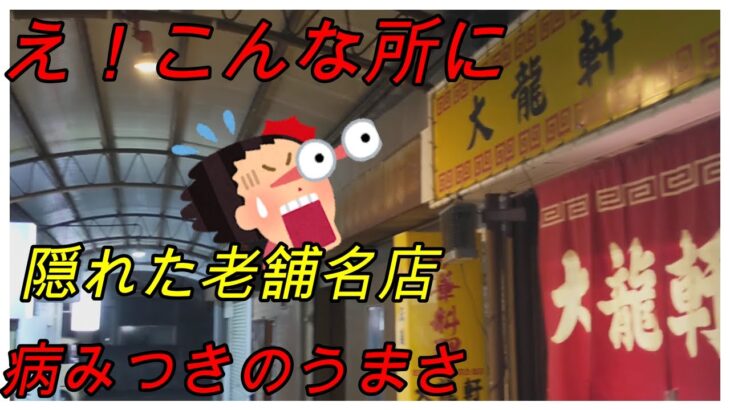 【岡山食べ歩き】　こんなところに絶品老舗町中華が！大龍軒　倉敷連島　にんにくたっぷり餃子は昭和レトロな味　隠れた町中華の名店だ　SNSの評価も高い