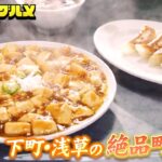 【町中華】下町・浅草の名店が誇る！とろっとろな甘辛麻婆豆腐ともっちもちの絶品餃子のグルメ映像をお届け！【ベスコングルメ】