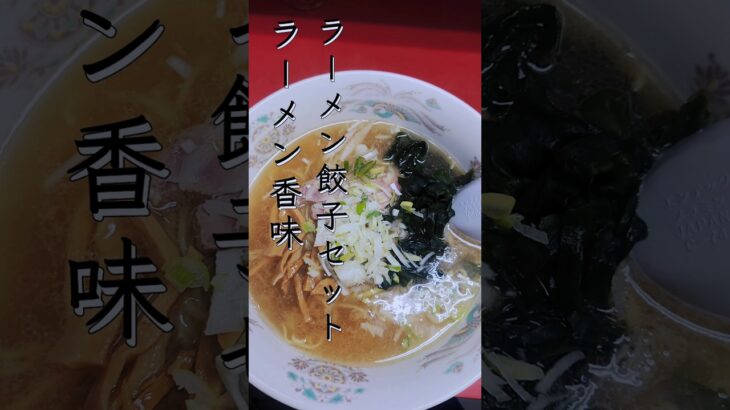 懐かしい気持ちにさせてくれる町中華「ラーメン香味」ラーメン餃子セットで酒を呑む。#ラーメン#飯テロ#shorts